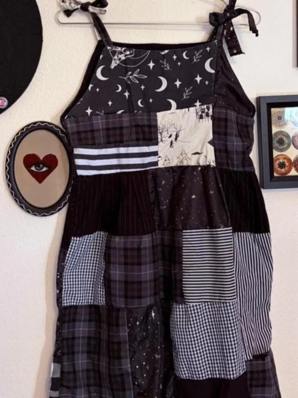 Leveret Handmade Patchwork Witchy Dress